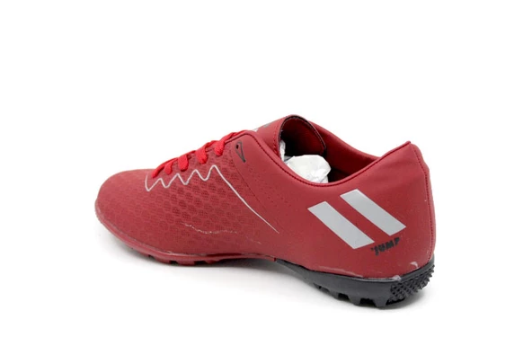 Jump 27879 Kırmızı - Gri Erkek Bağcıklı Halı Saha Ayakkabı - 3