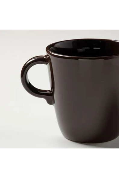 IKEA Fargklar Kahve Çay Fincan Koyu Kahve Kupa 37 Cl 10 Cm - 3