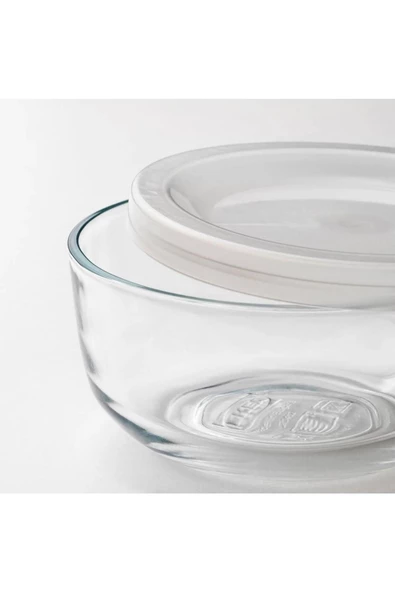 IKEA Bestamma Cam Saklama Kabı Seti - 3 Lü Set - Yuvarlak - 4