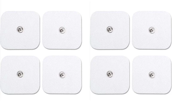 Pakette 8 Adet Compex Performance 5 x 5 cm Çıtçıtlı Elektrot