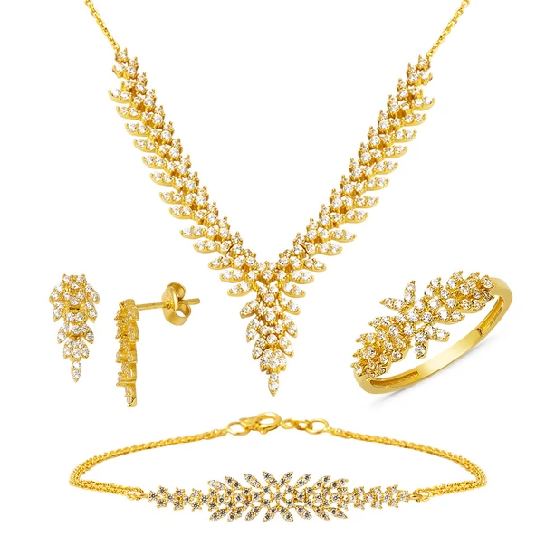 Sarmaşık 14 Ayar Altın Hanımeli Set ürün görseli 1