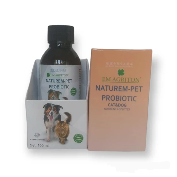 Naturem.pet Kedi & Köpek Aktif & Canlı Sıvı Probiyotik 100ml - 5