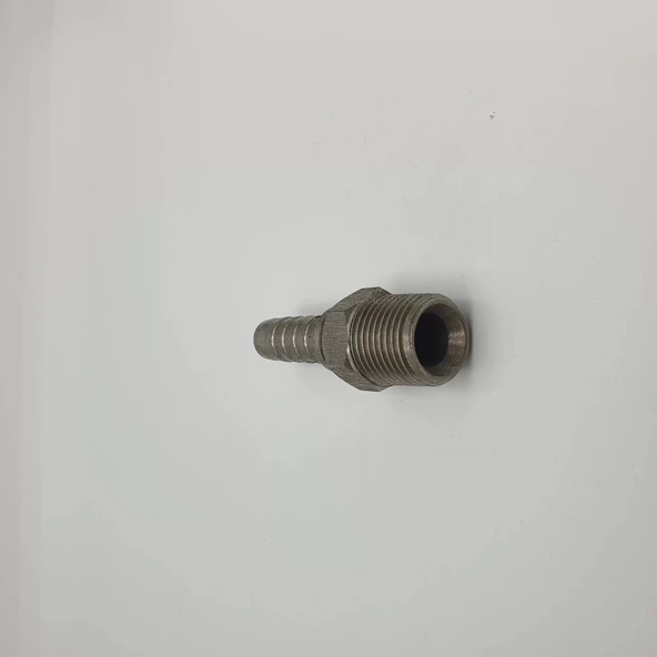 Hortum Başlığı Düz Paslanmaz 1/2 Hortum 1/2 Bsp - 10