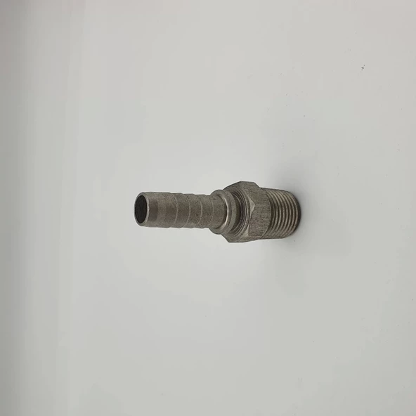 Hortum Başlığı Düz Paslanmaz 1/2 Hortum 1/2 Bsp - 7