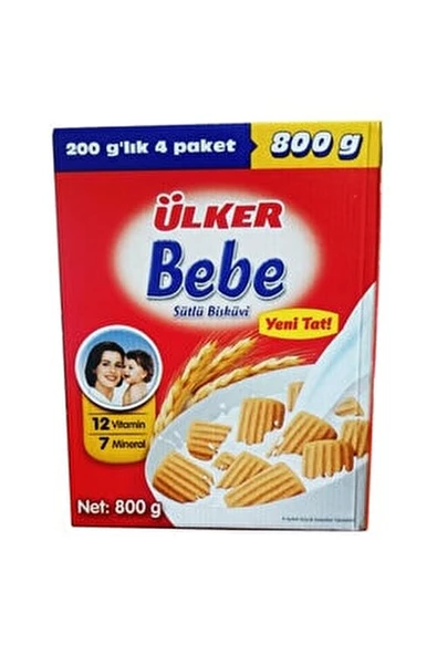 ÜLKER BEBE BİSKÜVİ 800GR