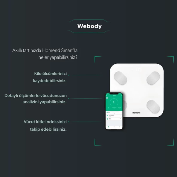 Homend Smart Webody 3903H Tartı - 3