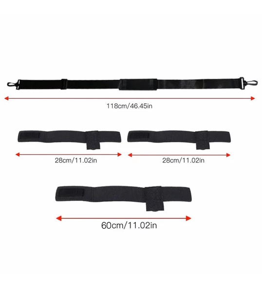 Ayarlanabilir Omuz Kemeri Çanta Taşıma Askısı 118 cm - 5