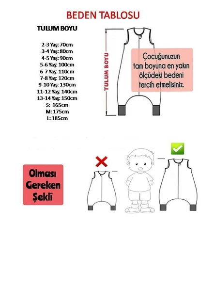 Unisex Kolsuz Çocuk Uyku Tulumu 1.0 Tog - 9