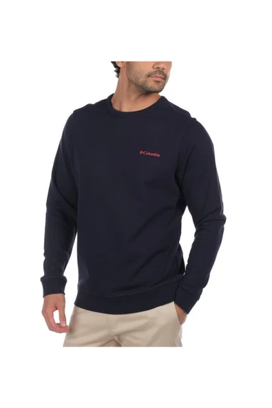 Columbia M CSC Basic Crew Erkek Lacivert Sweatshirt CS0204-472