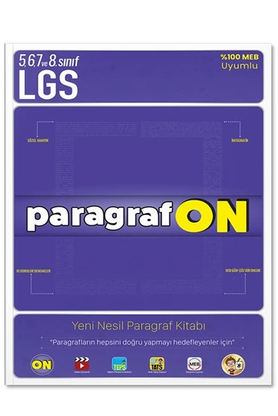 ParagrafON - 5,6,7. Sınıf ve LGS Paragraf Soru Bankası - Tonguç Akademi