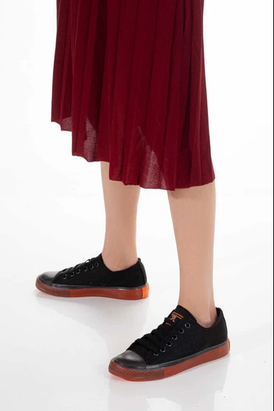 Modatalika Kadın Renkli Taban Sneaker - 6