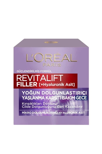 Loreal Revitalift Filler Yaşlanma Karşıtı Gece ürün görseli 1