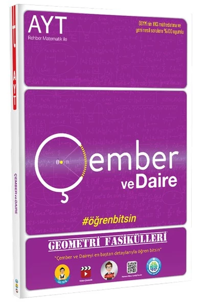 AYT Geometri Fasikülleri - Çember ve Daire - Tonguç Yayınları