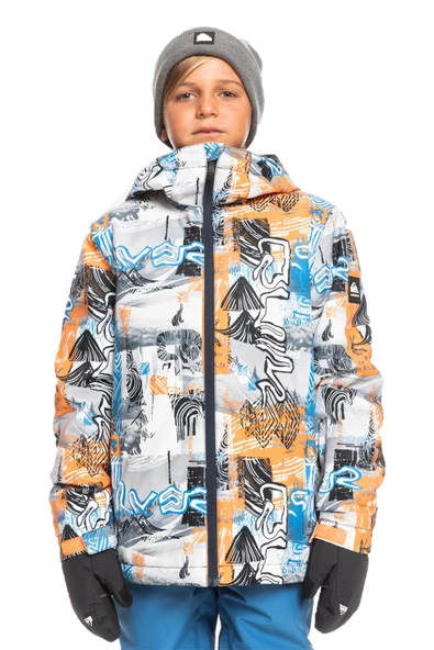 Quiksilver  EQBTJ03171 - Morton Erkek Snowboard Su Geçirmez Kayak Montu - 8