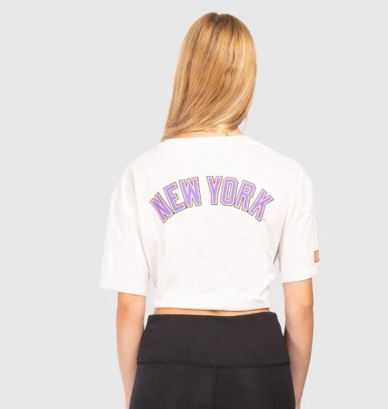 Ral Sport New York Yankees Kadın Kısa Crop T-shirt - 3