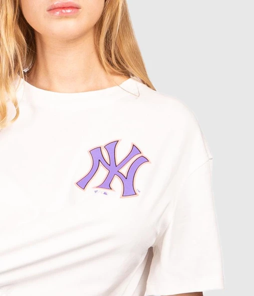 Ral Sport New York Yankees Kadın Kısa Crop T-shirt - 6