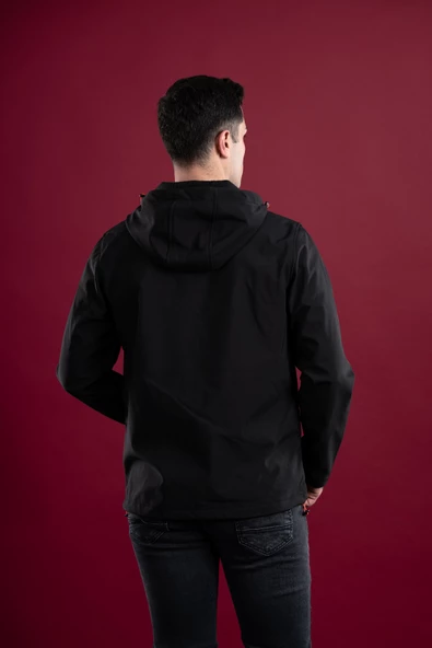 FBI KAPŞONLU SLİMFİT FERMUARLI ERKEK BAHARLIK MONT - 11