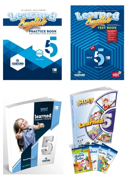 Borealis Learned 5. Sınıf İngilizce Konu Soru Hikaye Seti 4 Kitap