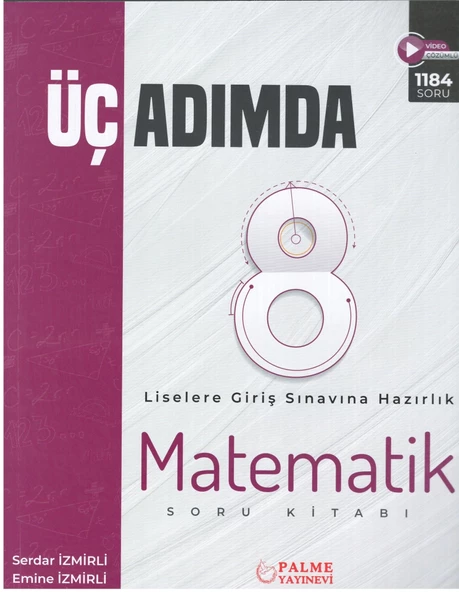 Palme Yayınevi 8. Sınıf Matematik Temelden LGS'ye Soru Kitabı