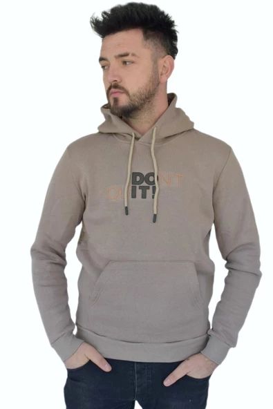 Erkek Kapüşonlu Sweatshirt 6736 BGL-ST02315 - Resim 4