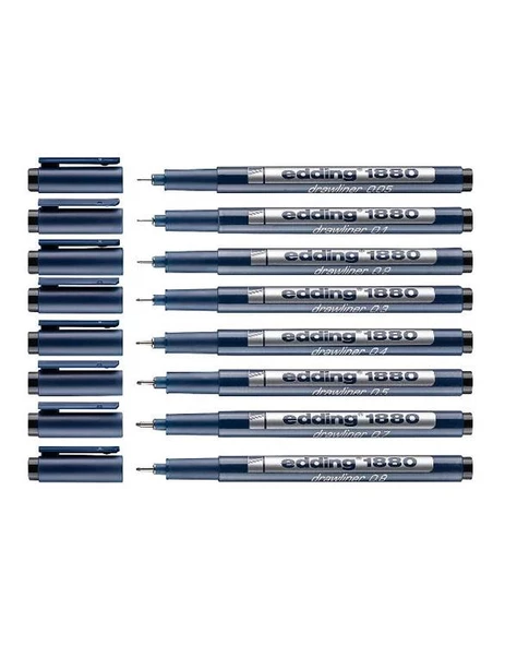 Edding Teknik Çizim Kalemi 8li Set