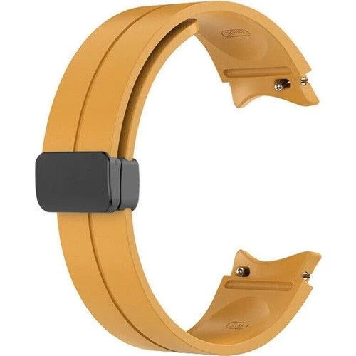 Gpack Samsung Galaxy Watch 5 44mm Kordon Düz Silikon Mıknatıslı HS24 - 5