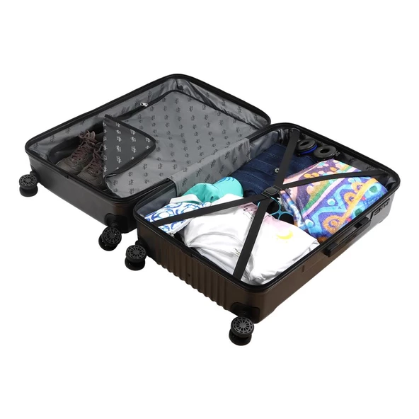 Biggdesign Ocean Gri Orta Boy 24" Valiz - 7