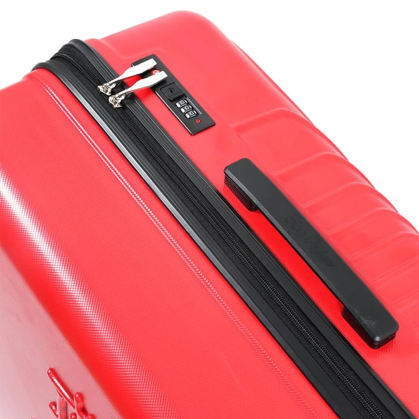 Biggdesign Cats Kırmızı Kabin Boy 20" Valiz - 6