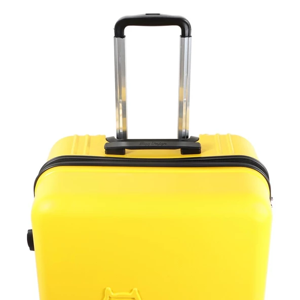 Biggdesign Cats Sarı Küçük Boy 20" Valiz - 8
