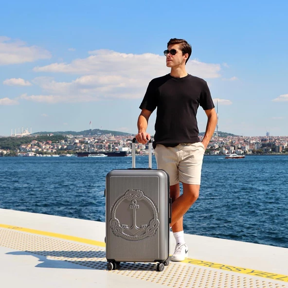 Biggdesign Ocean Gri Orta Boy 24" Valiz - 11
