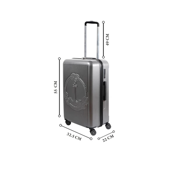 Biggdesign Ocean Gri Kabin Boy 20" Valiz - 12