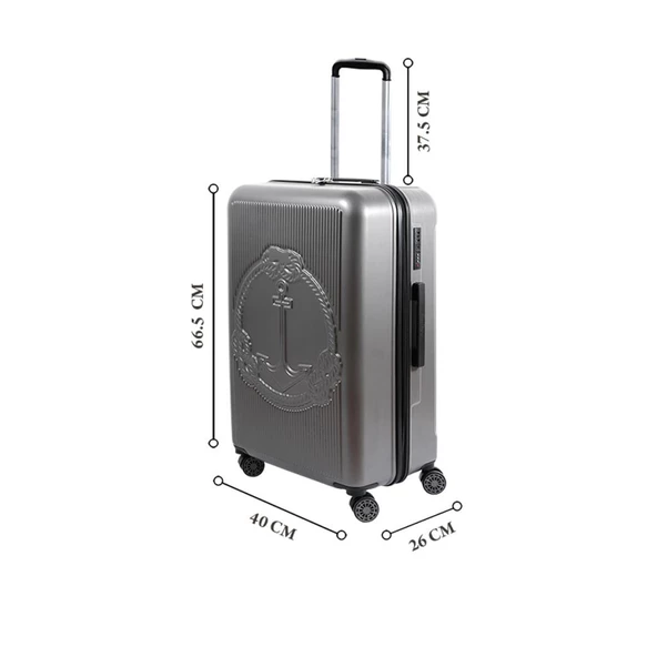 Biggdesign Ocean Gri Orta Boy 24" Valiz - 12
