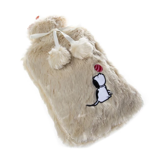 Biggdesign Dogs Bej Peluş Sıcak Su Torbası - 5