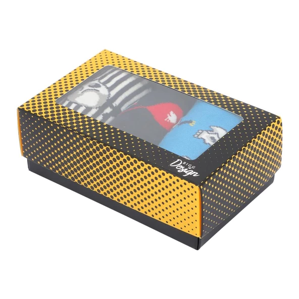 Biggdesign Erkek 3'lü Soket Çorap Seti - 10