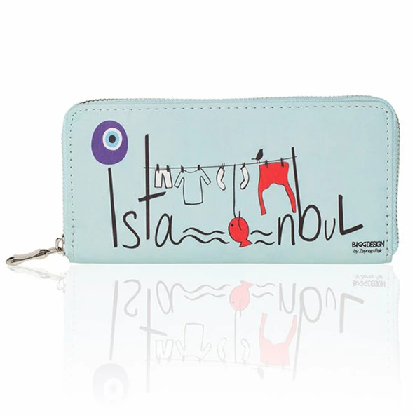 Biggdesign Istanbul Cüzdan Mavi - 4