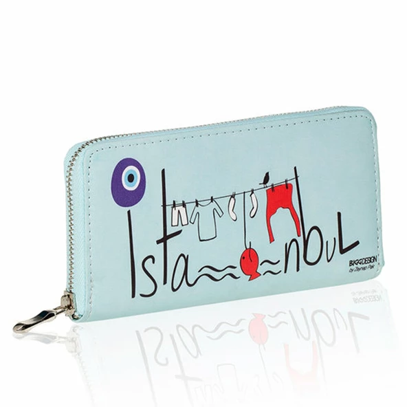Biggdesign Istanbul Cüzdan Mavi - 3