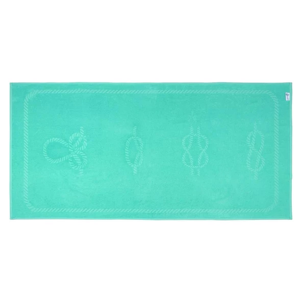 Anemoss Gemici Bağları Plaj Havlusu Mint Yeşili 140x70 cm - 2