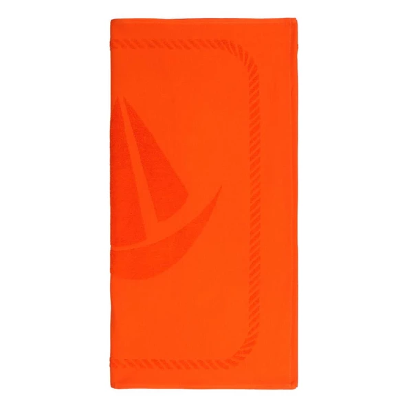 Anemoss Yelken Plaj Havlusu Turuncu 140x70 cm - 3