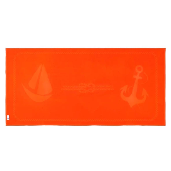 Anemoss Yelken Plaj Havlusu Turuncu 140x70 cm - 2