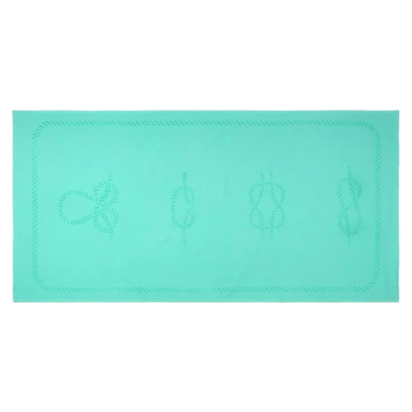 Anemoss Gemici Bağları Plaj Havlusu Mint Yeşili 140x70 cm