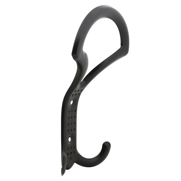 Noktalı Portmanto Vestiyer Duvar Askısı Metal Dolap Elbise Askılığı Siyah - 2