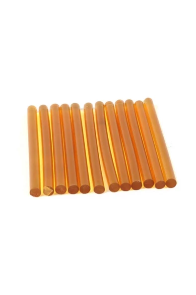 G-006 Silikon Keratin Kısa Kaynak Çubuk 12'li - 10cm - Resim 2