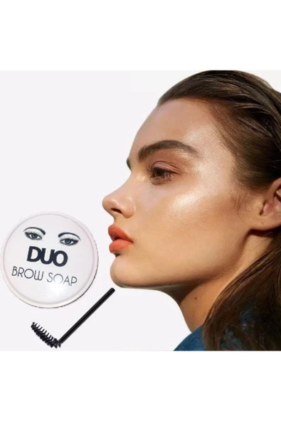 Duo Brow Soap Soapkaş Sabitleyici Şekillendirici 3d Sabun Kaş Kremi + Fırça Şık Bir Görünüm