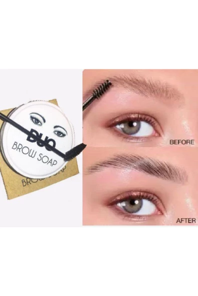 Duo Brow Soap Soapkaş Sabitleyici Şekillendirici 3d Sabun Kaş Kremi + Fırça Şık Bir Görünüm - 6