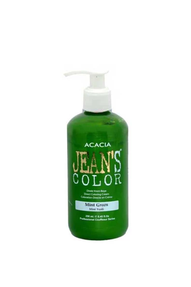 Saç Boyası - Jean's Color Saç Boyası Mint Yeşili 250 ml 8680114786803