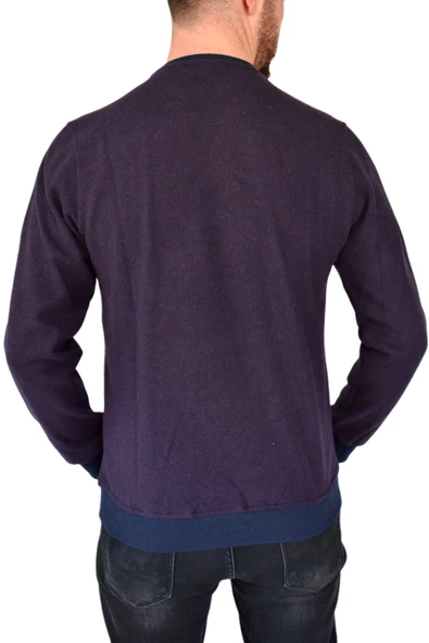 Erkek Büyük Beden Sıfır Yaka Sweat 6012 BT BGL-ST02308 - Resim 12