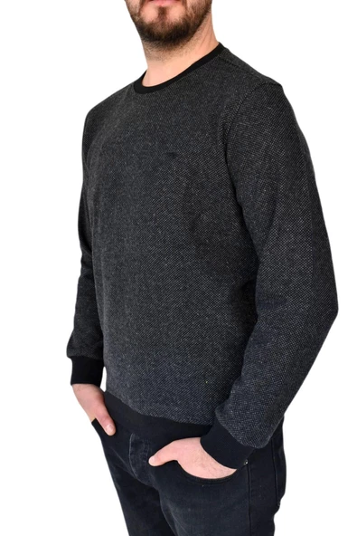 Erkek Büyük Beden Sıfır Yaka Sweat 6012 BT BGL-ST02308 ürün görseli