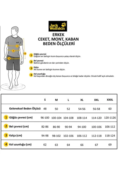 Jack WolfSkin 1205933 - Go Down Erkek Outdoor Mont - 9