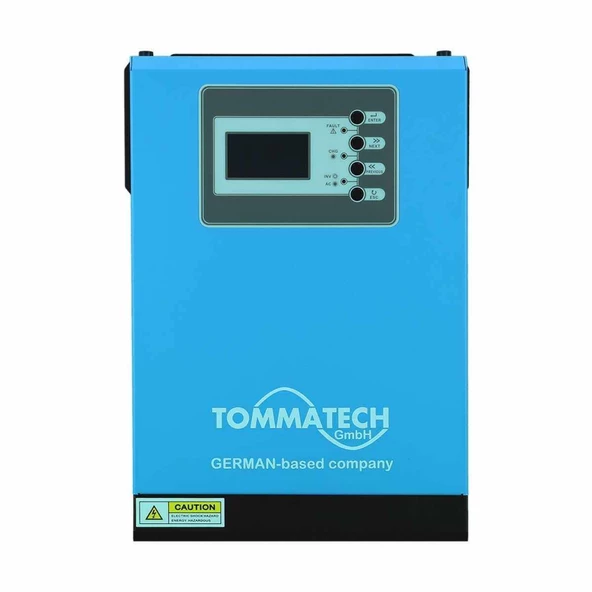 TommaTech New 1K 12V 1Faz Akıllı İnverter Çevirici İnvertör