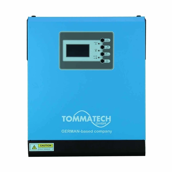 TommaTech New 3K 24V MPPT 1Faz Akıllı İnverter Çevirici İnvertör